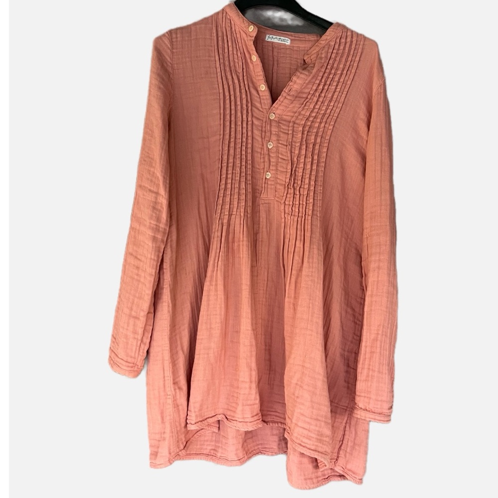 Free People x CP Shade Yoko Tunic Beach Sun XS Pink